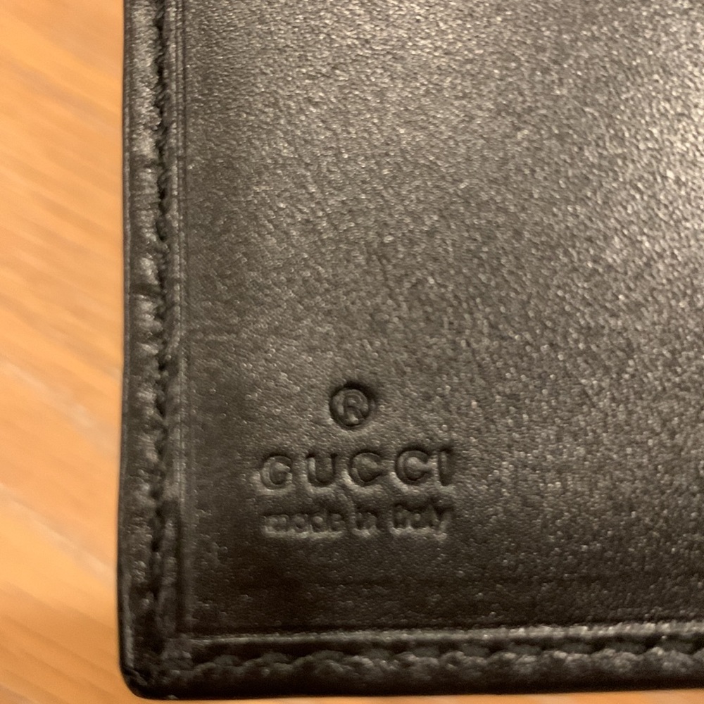Gucci Guccissma leather logo wallet black - Picture 4 of 13